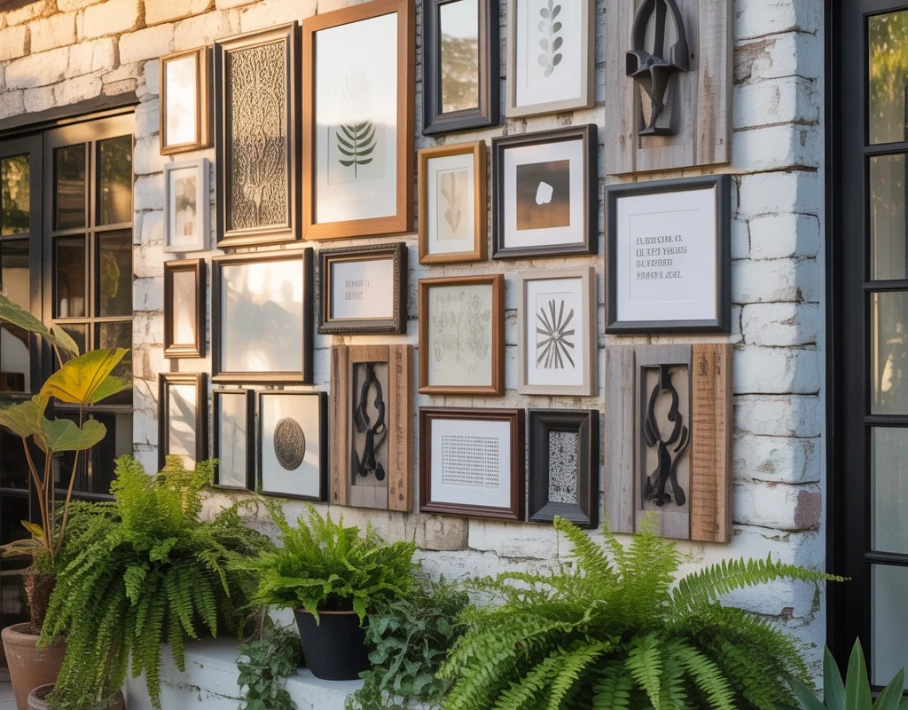 Create an Outdoor Gallery Wall