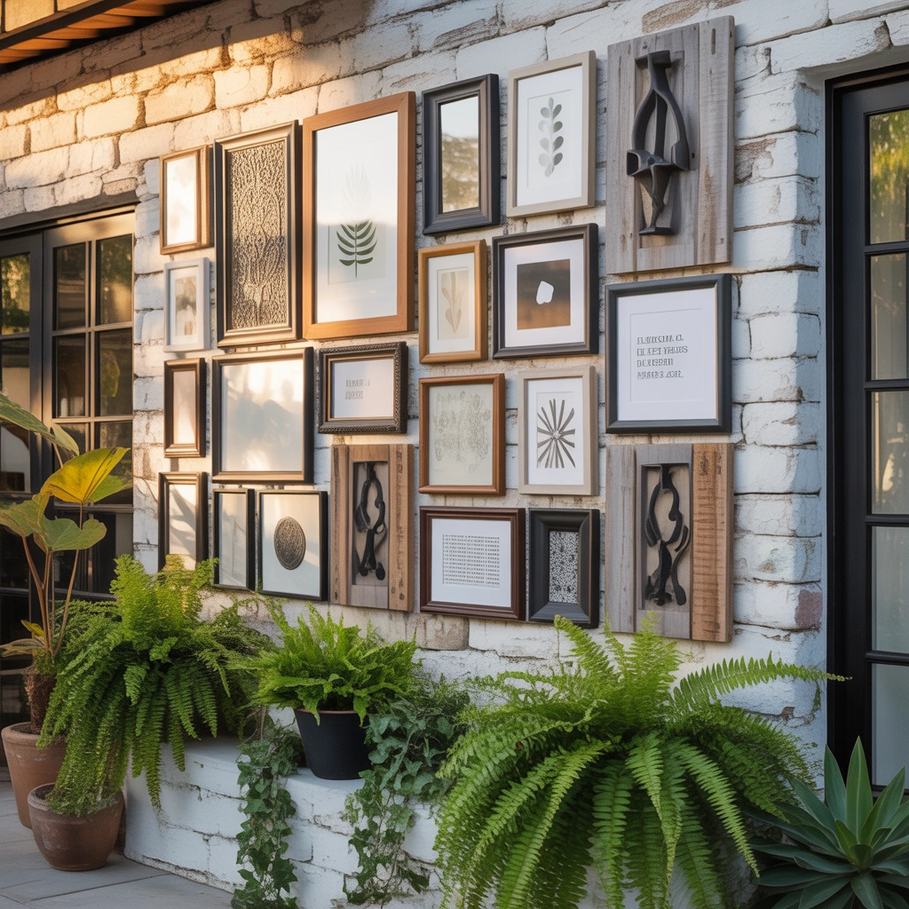 Create an Outdoor Gallery Wall