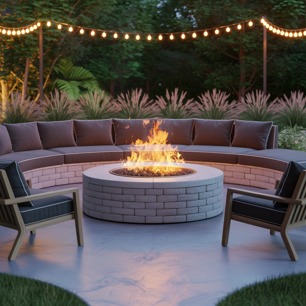 Design a Backyard Fire Pit Area
