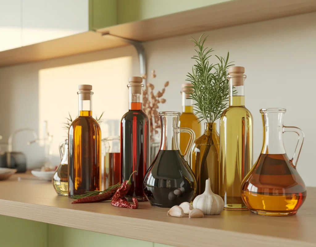 Display Attractive Oils and Vinegars