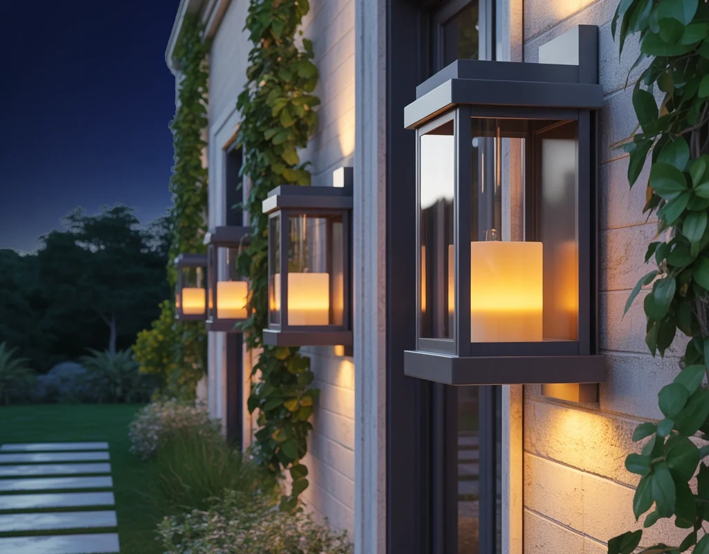 Hang Wall Mounted Lanterns or Sconces