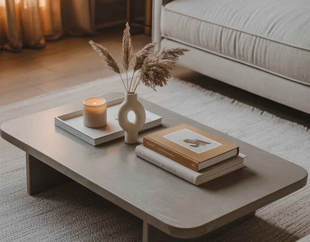 Keep the Coffee Table Styling Simple