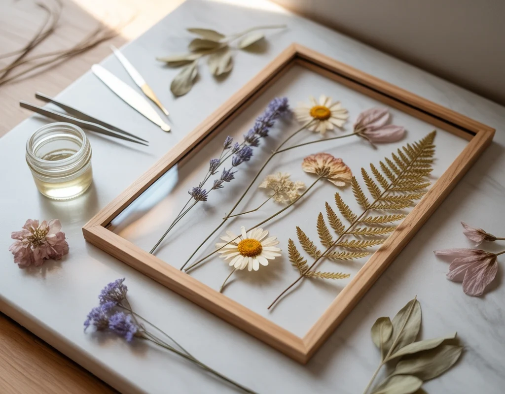 Make Pressed Flower Frames