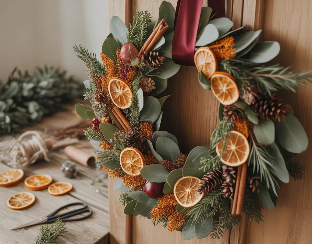 Make a Handmade Seasonal Door Wreath