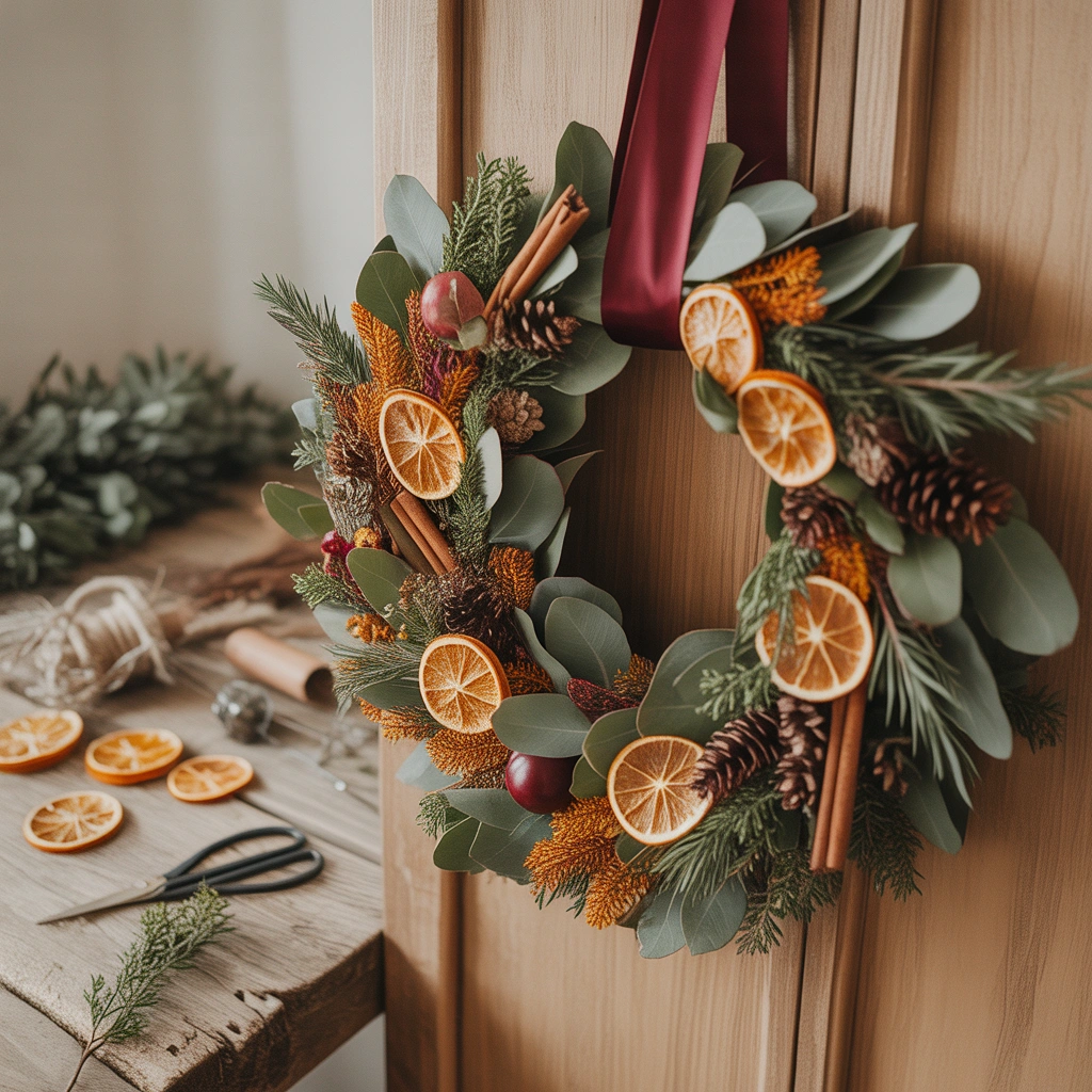 Make a Handmade Seasonal Door Wreath
