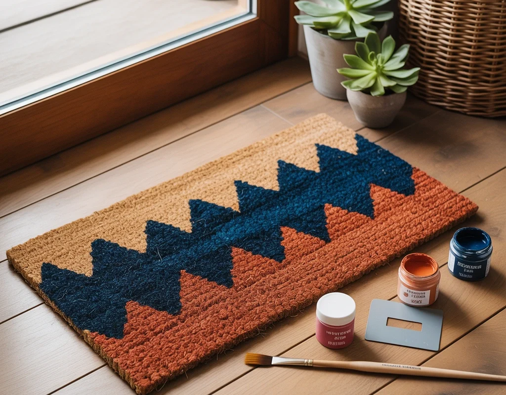 Paint a Personalized Doormat
