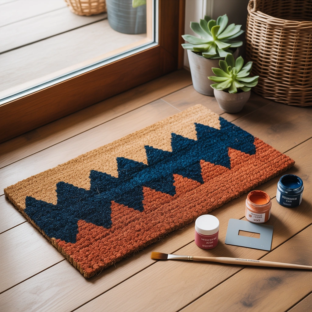 Paint a Personalized Doormat