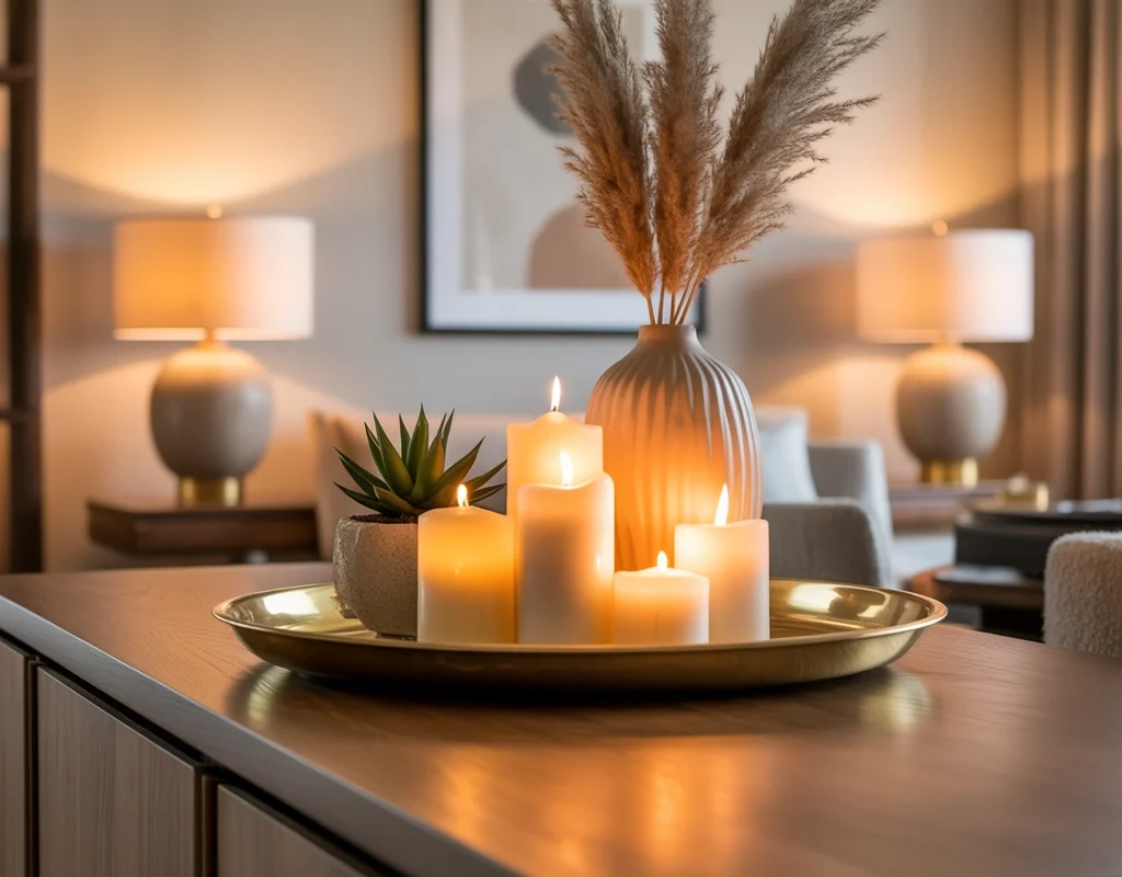 Style the Buffet with a Decorative Tray