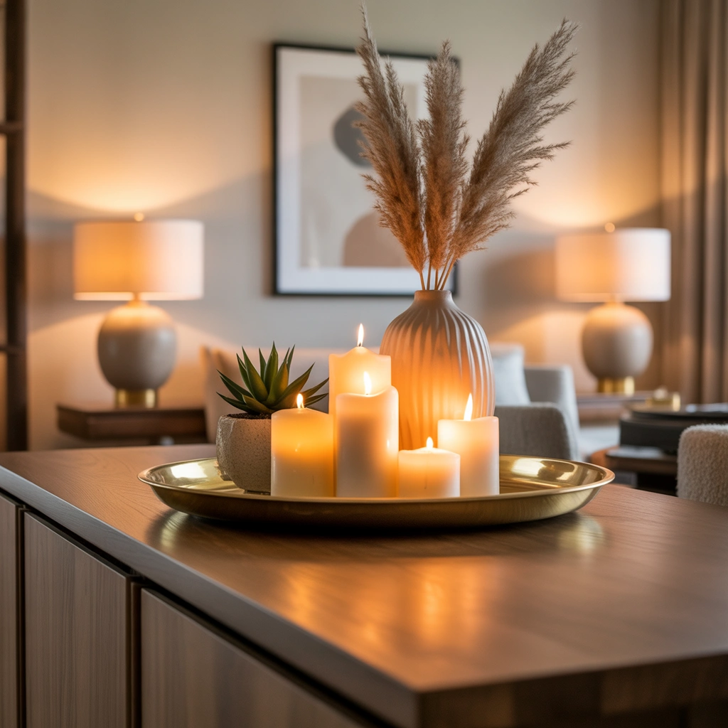 Style the Buffet with a Decorative Tray