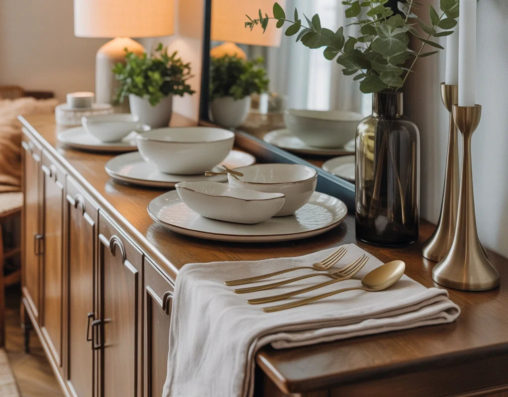 Turn the Buffet into a Stylish Serving Station