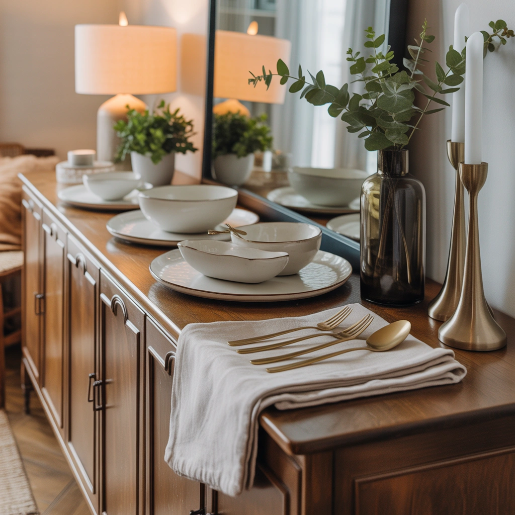 Turn the Buffet into a Stylish Serving Station
