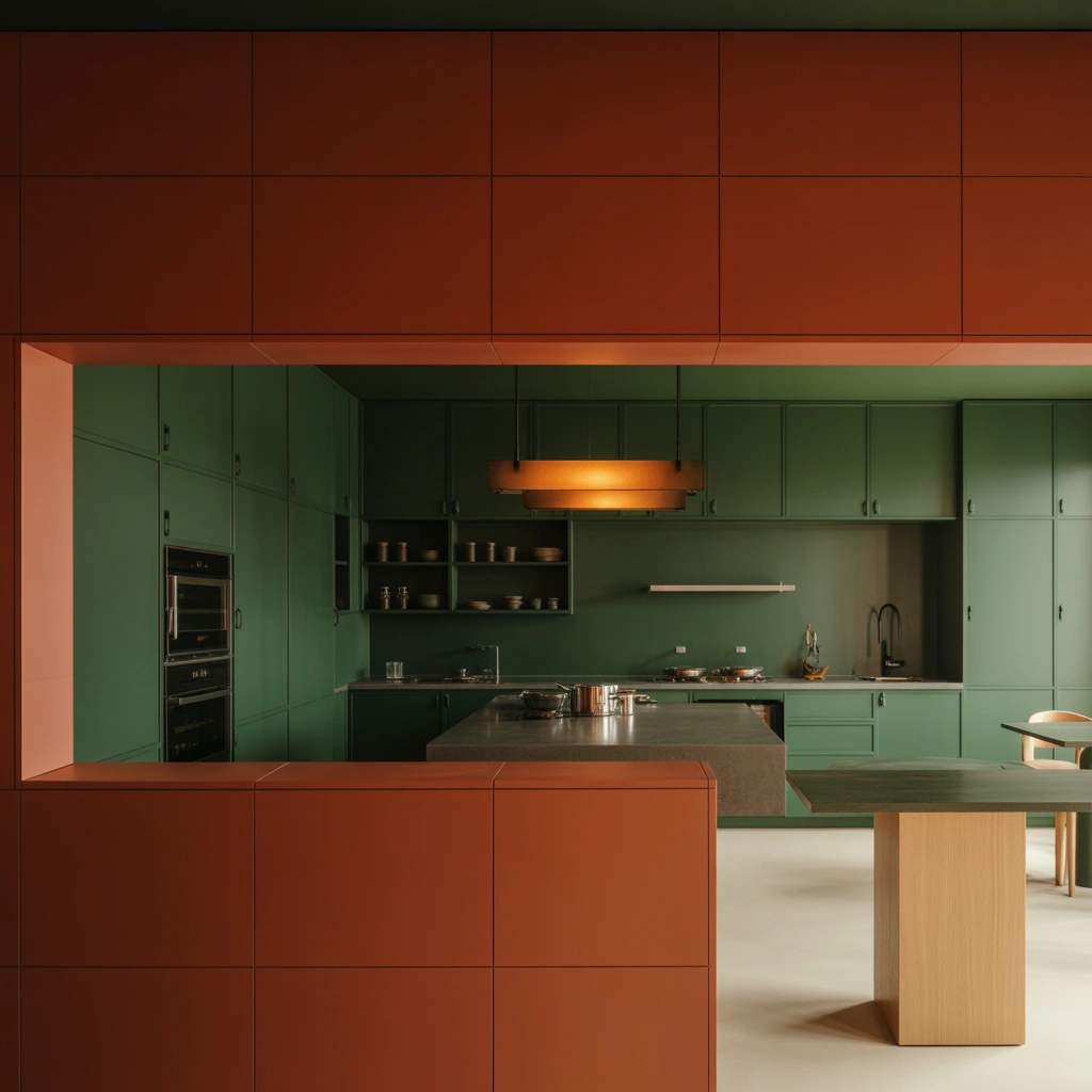 Use Color to Define the Kitchen Zone