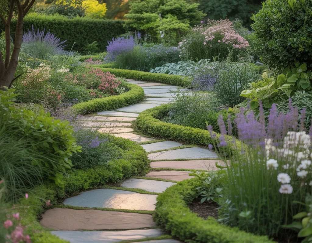 Use Curved Pathways to Add Movement