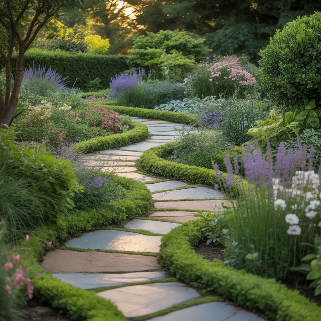 Use Curved Pathways to Add Movement