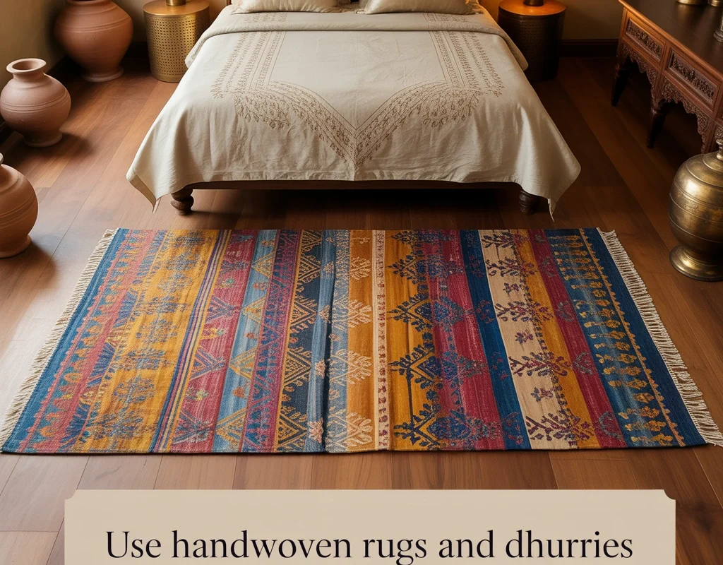Use Handwoven Rugs and Dhurries