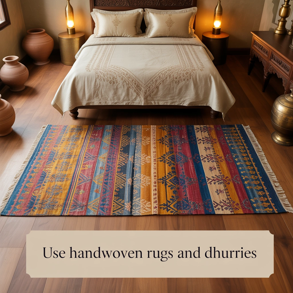 Use Handwoven Rugs and Dhurries