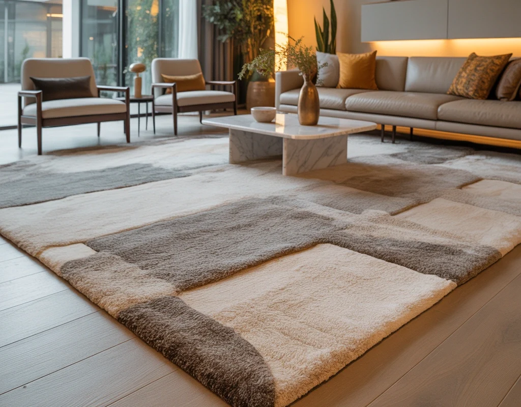 Use a Large Area Rug to Define the Space