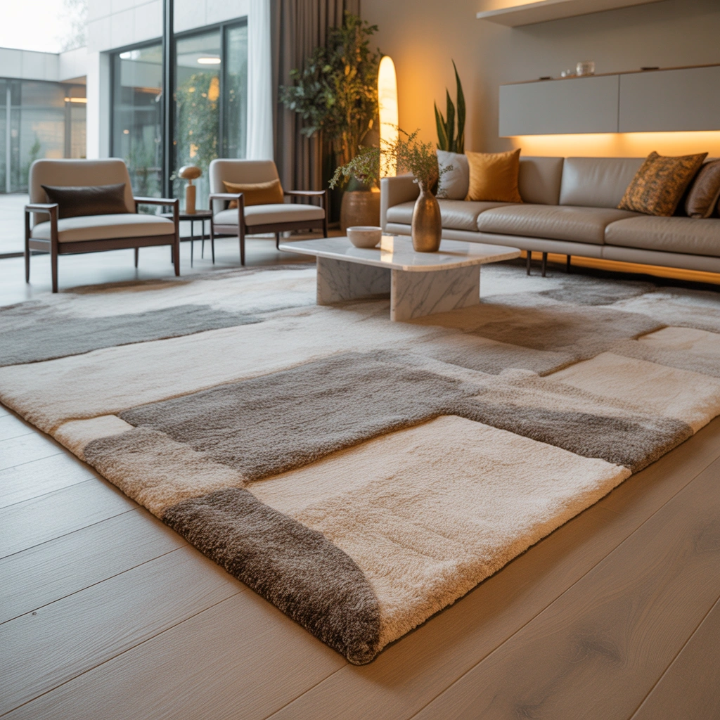 Use a Large Area Rug to Define the Space