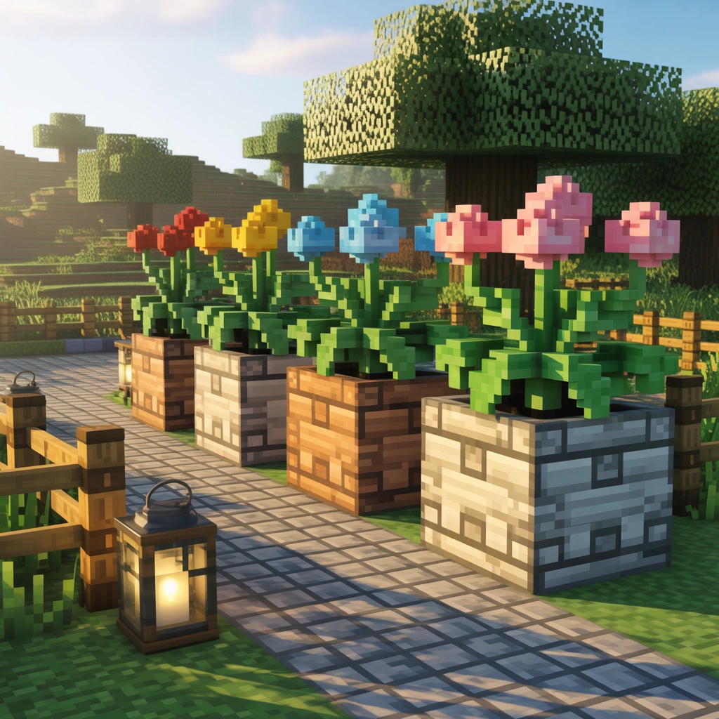 Add Decorative Outdoor Planters