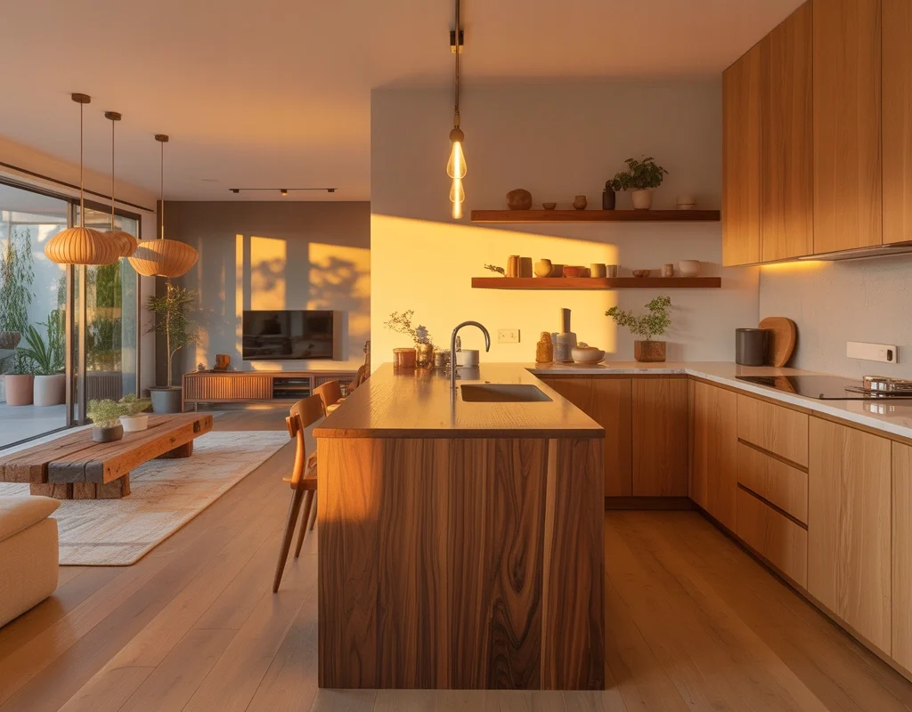 Add Warm Wooden Elements