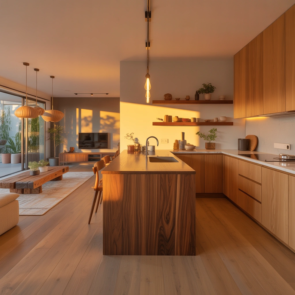 Add Warm Wooden Elements