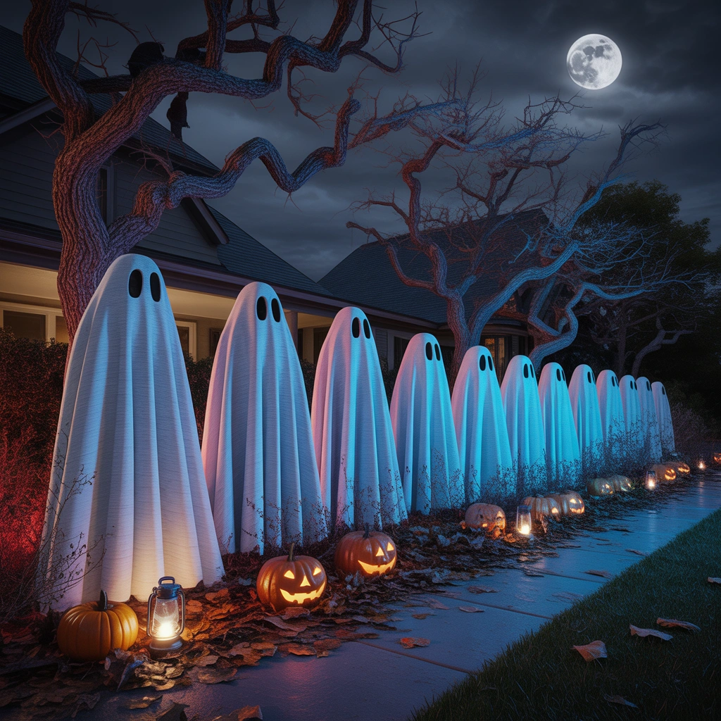 Add a Row of Ghostly Figures