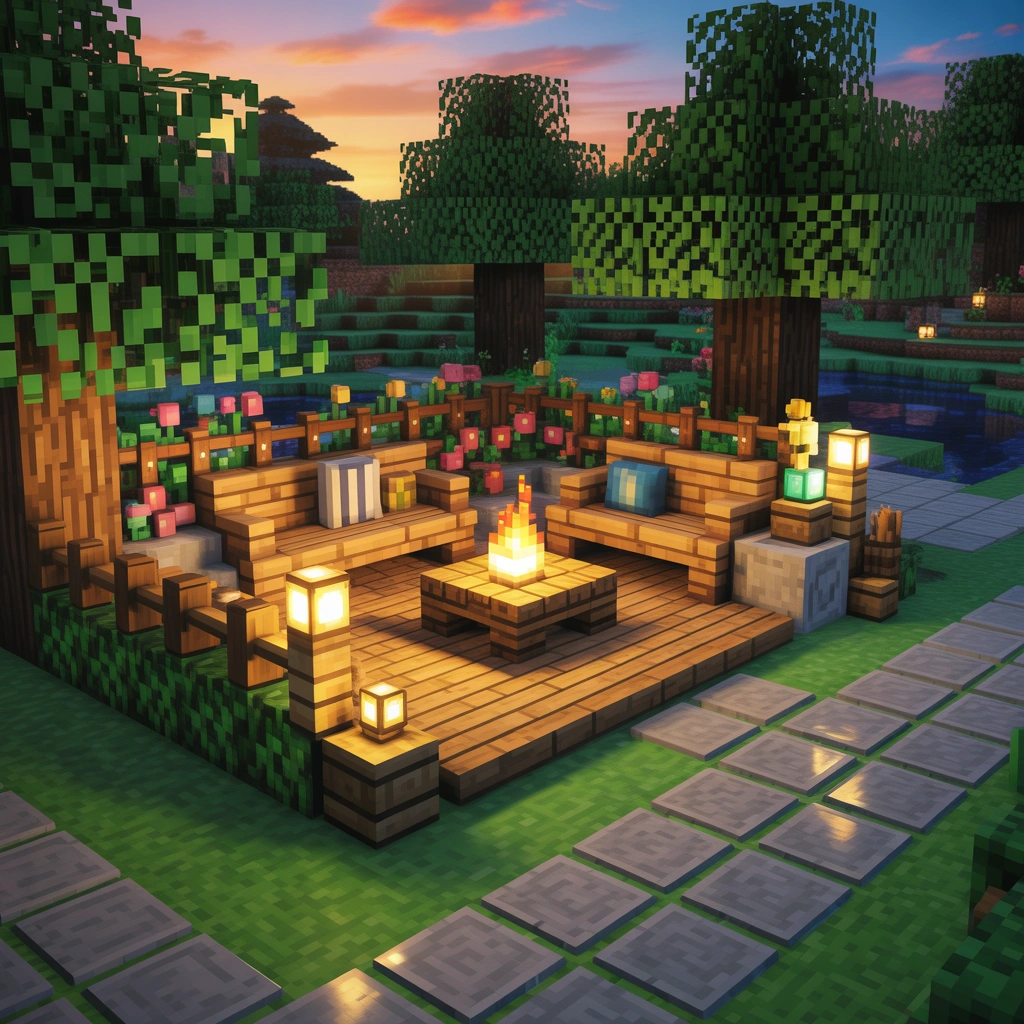Build a Cozy Outdoor Seating Area