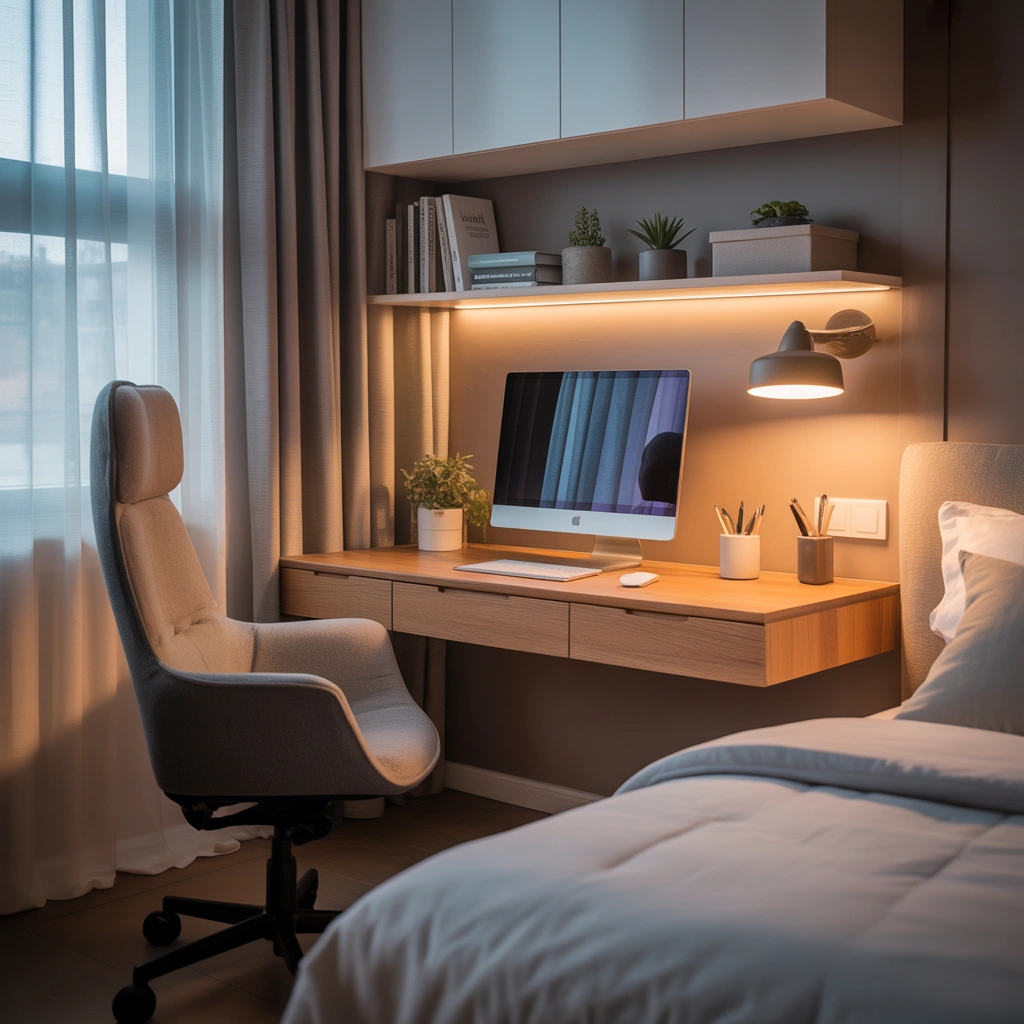 Build an Office Inside a Bedroom