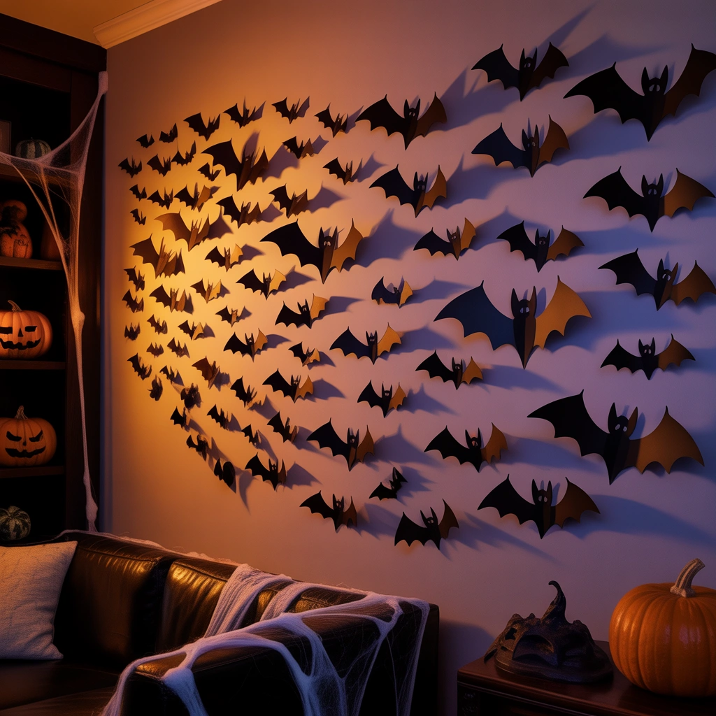 Cover the Walls With Flying Paper Bats