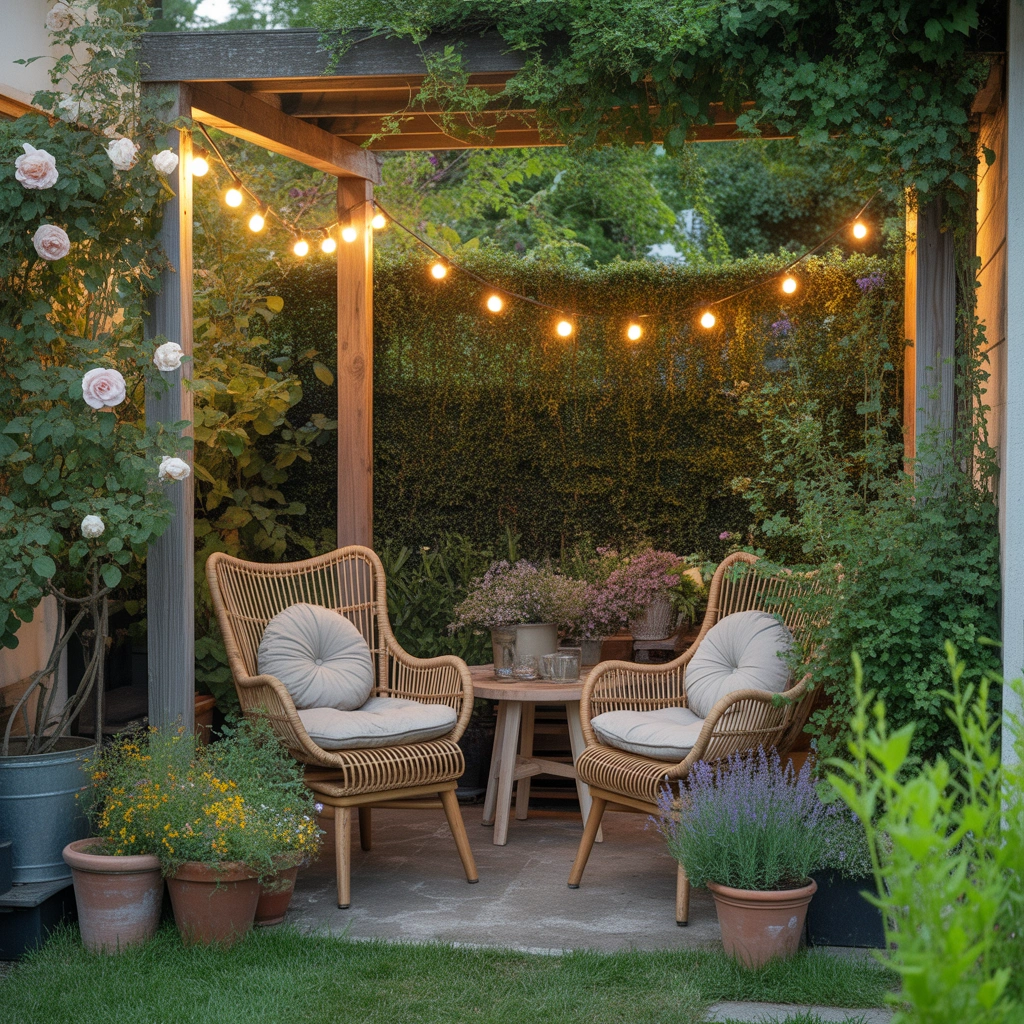 Create a Cozy Garden Seating Corner
