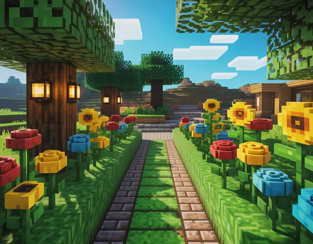 Create a Detailed Garden Pathway