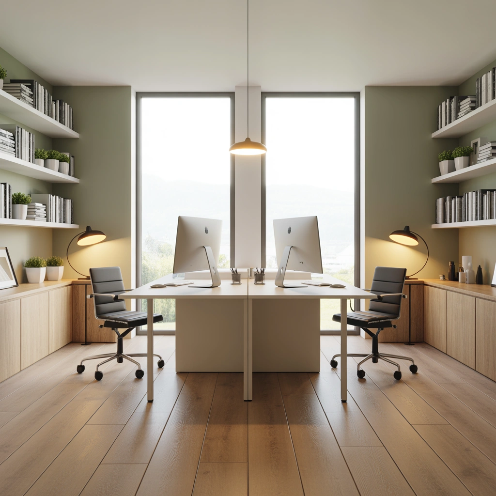 Create a Shared Home Office for Two People
