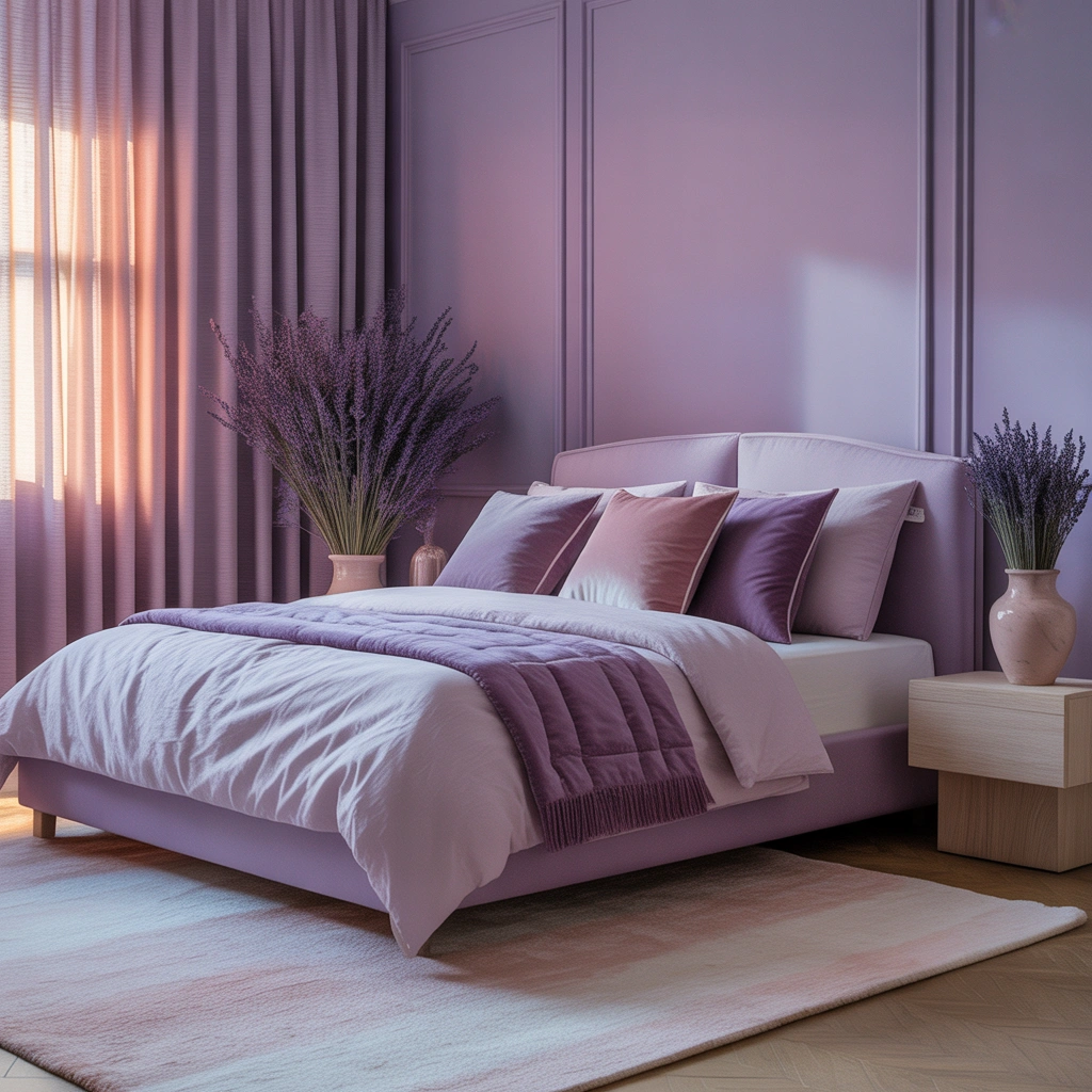 Create a Soft Lavender Bedroom