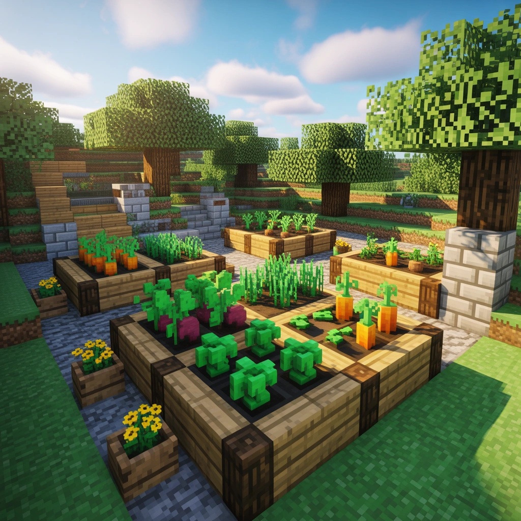 Create a Vegetable and Herb Garden