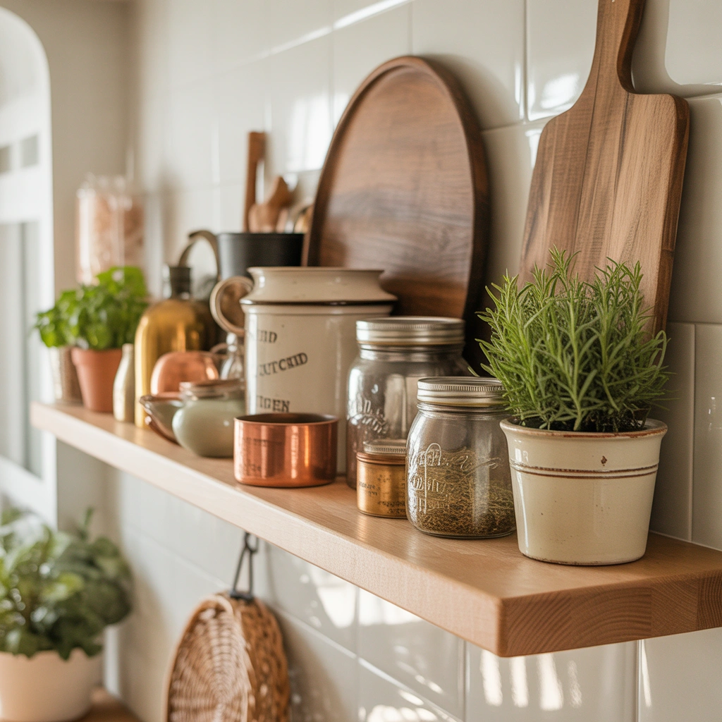 Decorate with Vintage Kitchen Finds