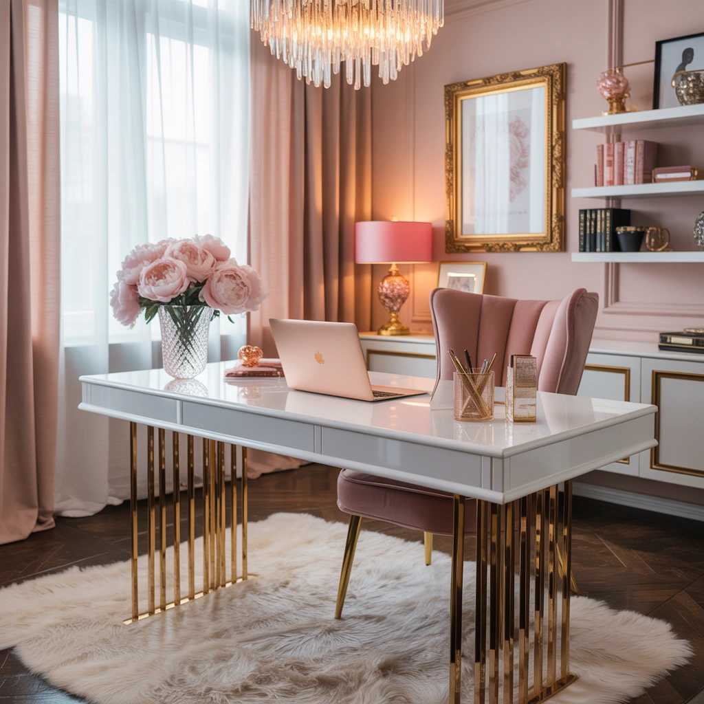 Design a Glamorous Home Office
