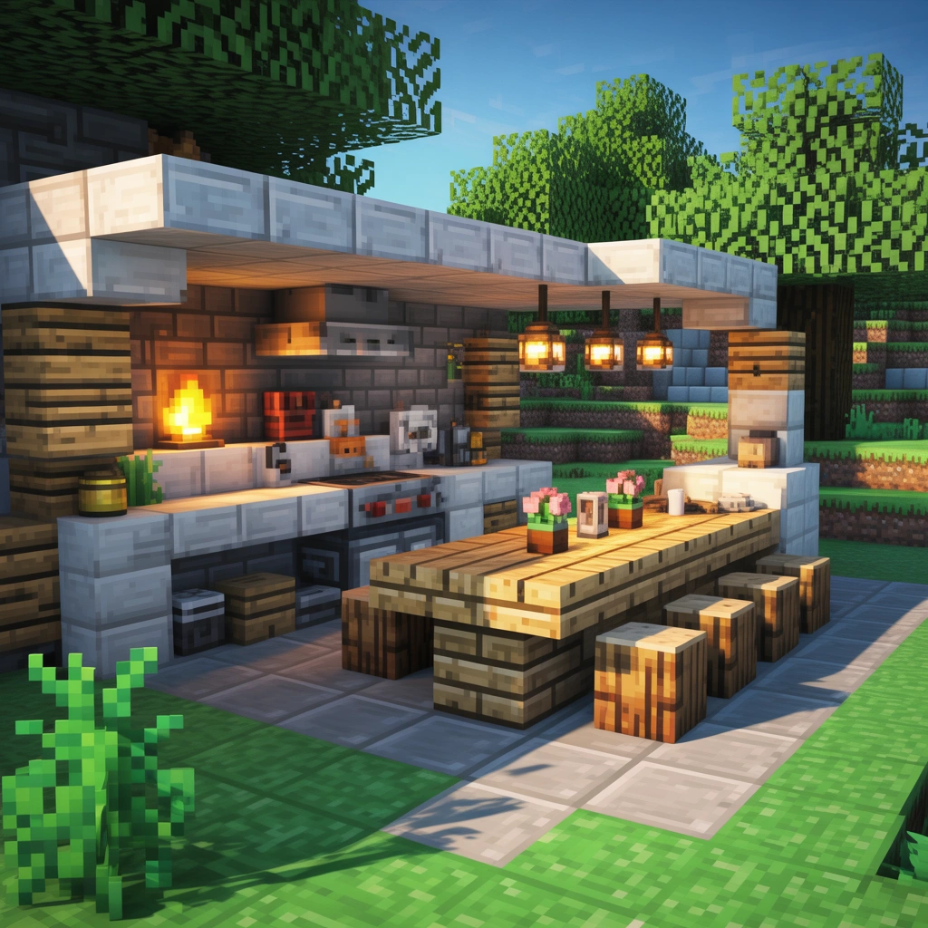 Design an Outdoor Kitchen and Dining Space