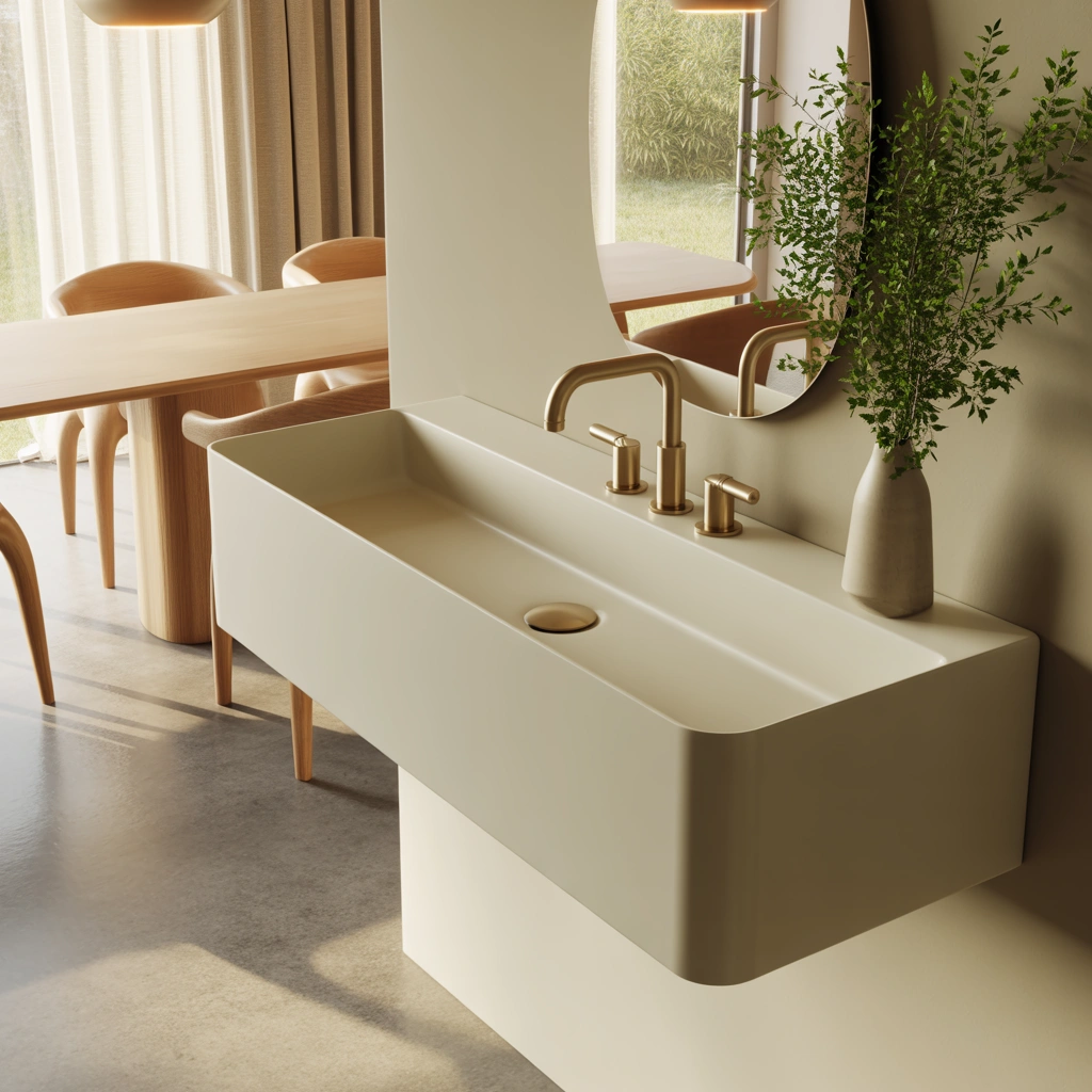 Floating Vanity Wash Basin for a Clean Modern Look
