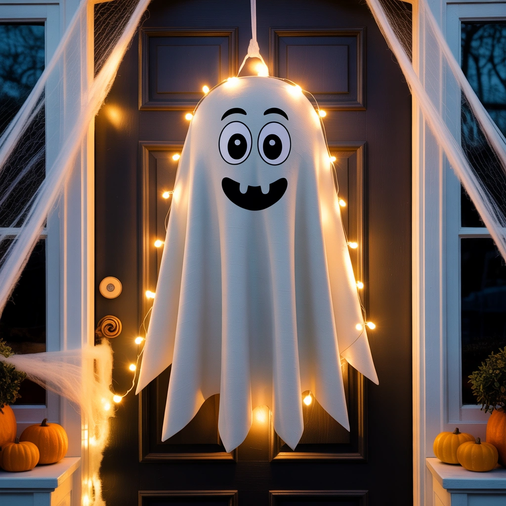 Friendly Ghost Door Decoration