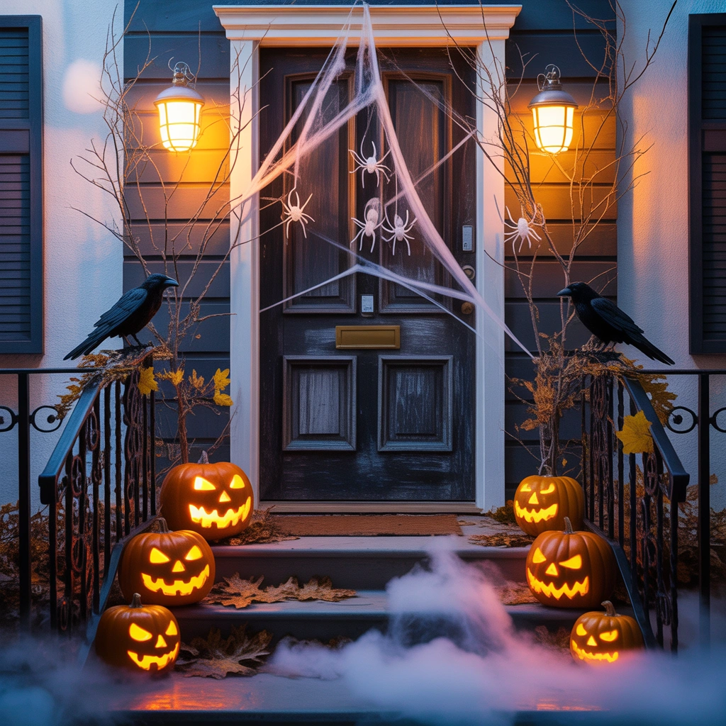 Haunted House Door Scene