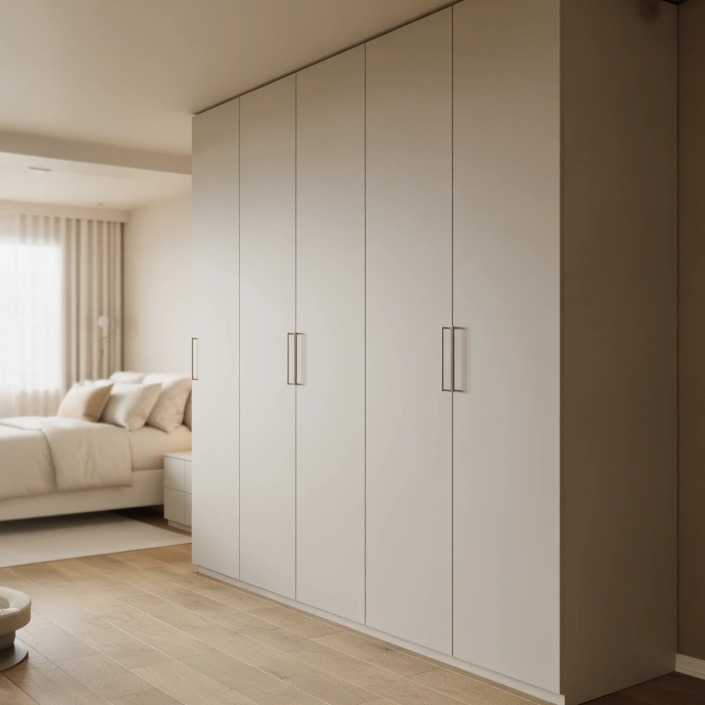 Install a White Wardrobe for Seamless Storage