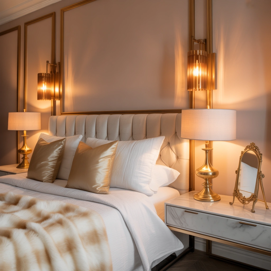 Introduce Gold or Brass Accents