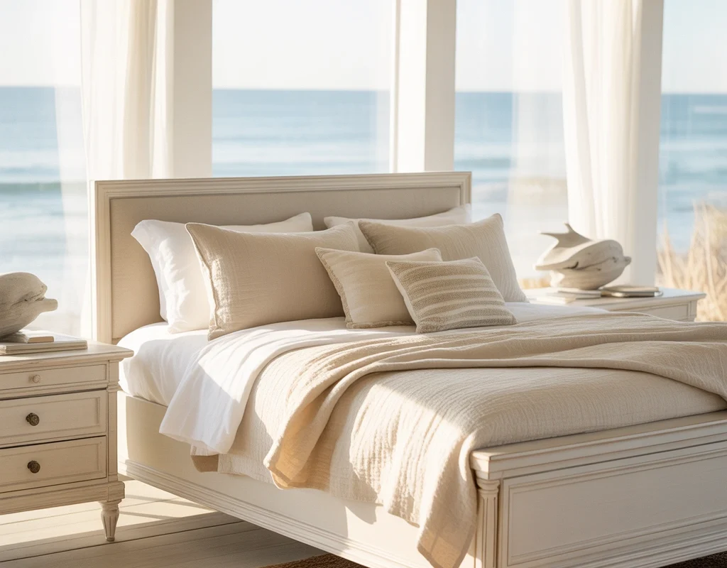 Introduce White Furniture Into a Coastal Bedroom