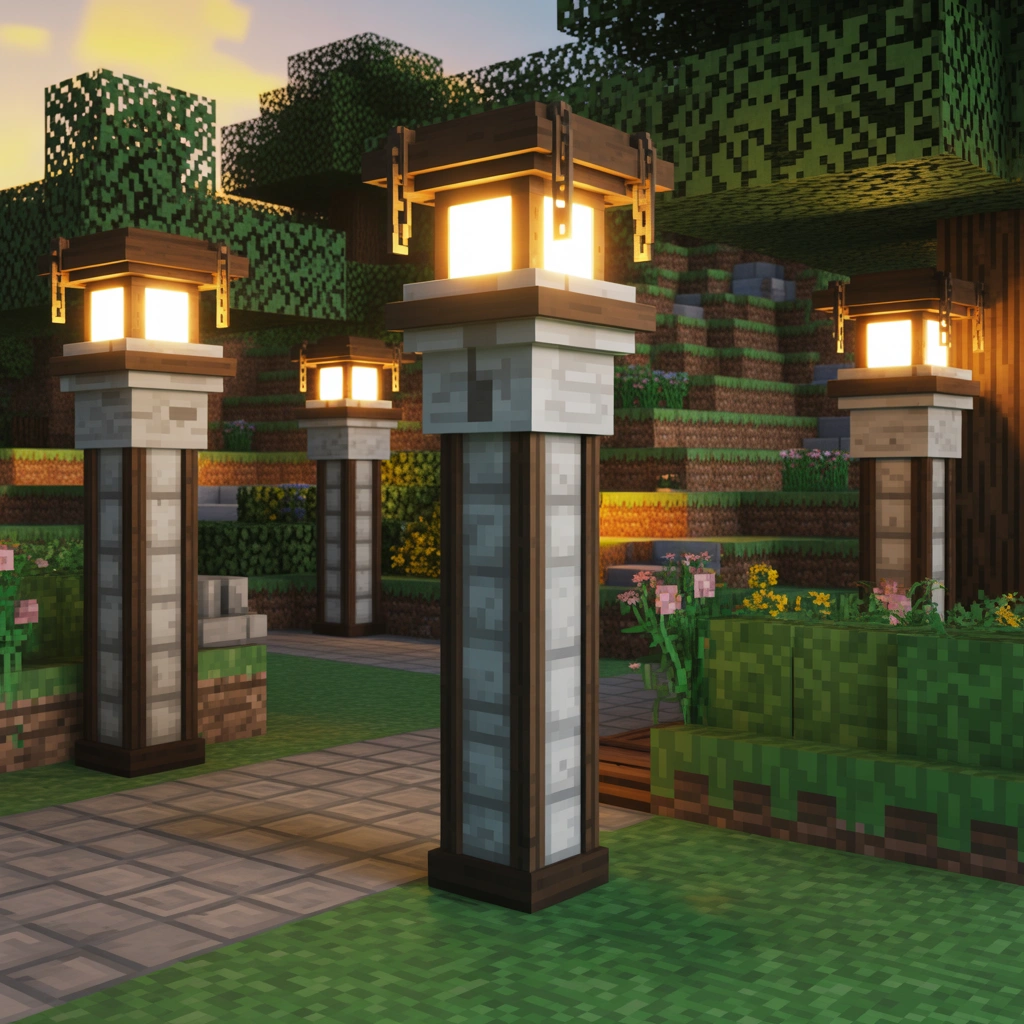 Make Stylish Outdoor Lantern Posts