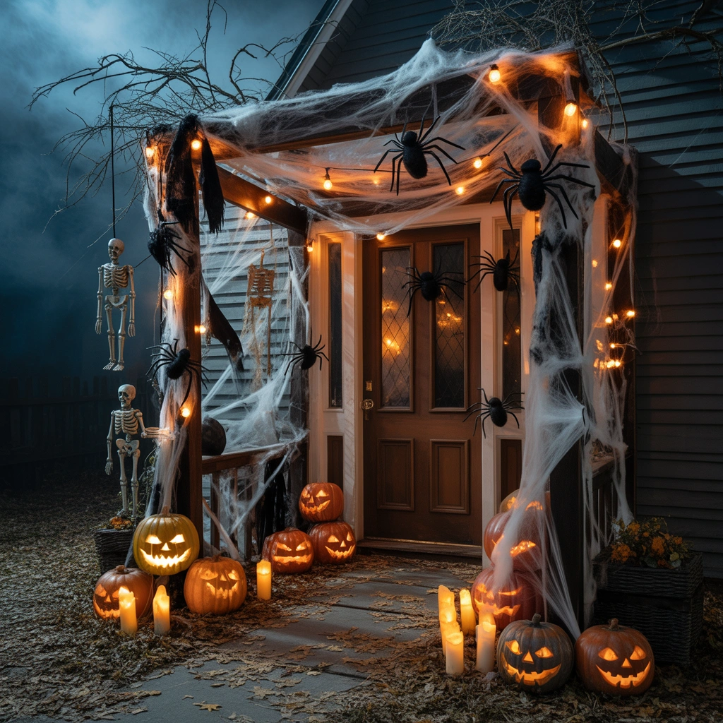 Make a Creepy Halloween Doorway