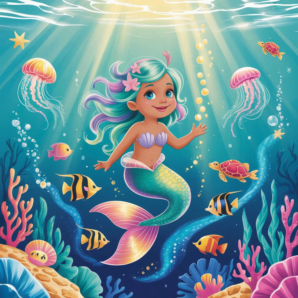 Mermaid and Magical Ocean Prints