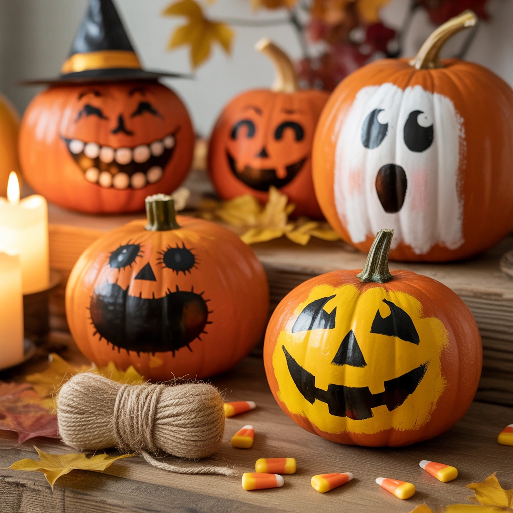 Painted Pumpkin Characters