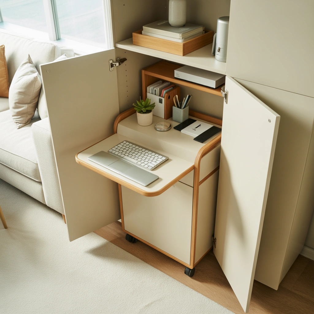 Set Up a Mobile Home Office Cart
