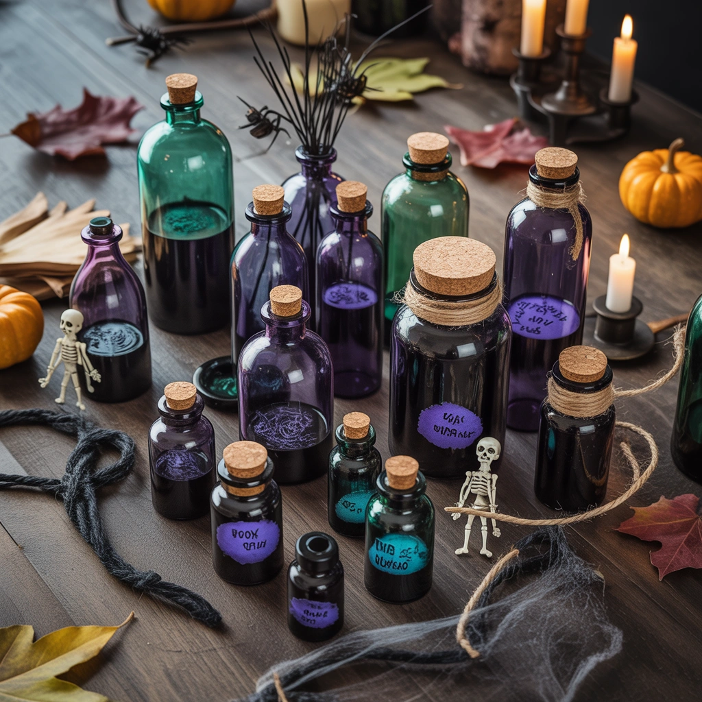 Spooky Potion Bottle Collection