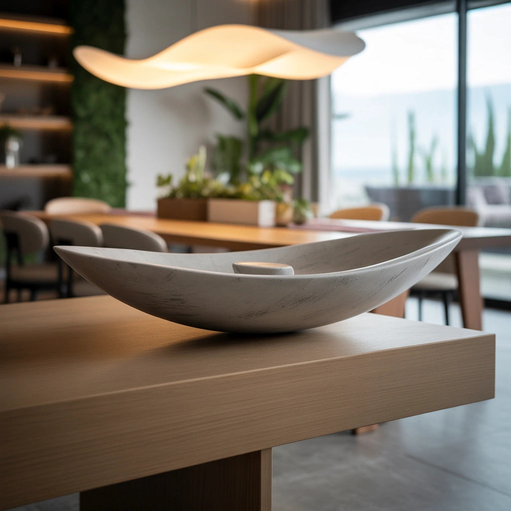 Statement Vessel Basin as a Decorative Feature
